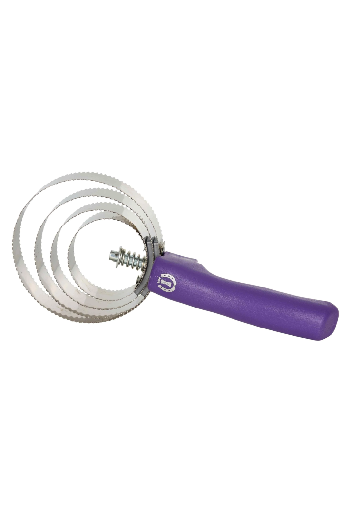Curry comb metal IR Western