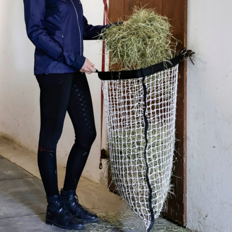 KERBL haynet con striscia bianca 83x83