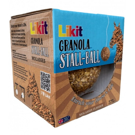Blocco da leccare LIKIT Granola Stall Ball Molash 1,6kg