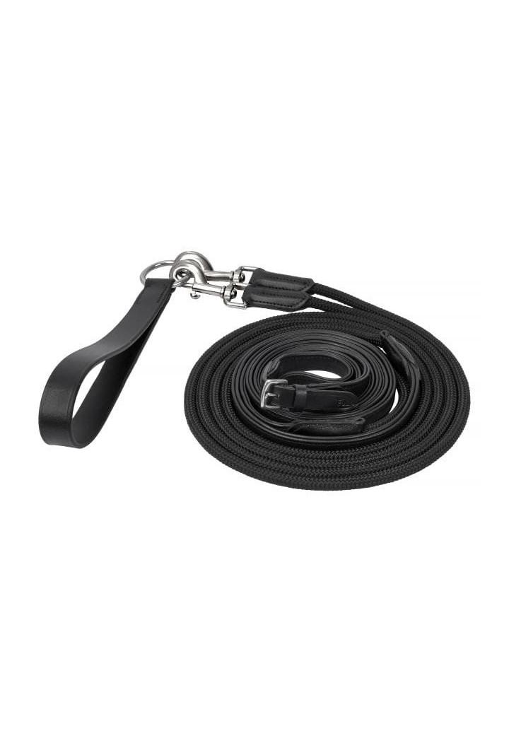 Draw reins START leather soft with link