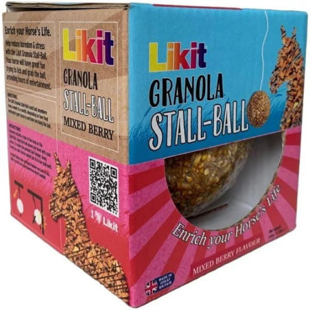 Leckstein LIKIT Granola Stall Ball Beere 1,6kg