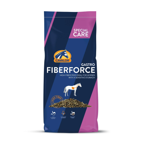 Alimentazione CAVALOR FiberForce Gastro 15kg musli