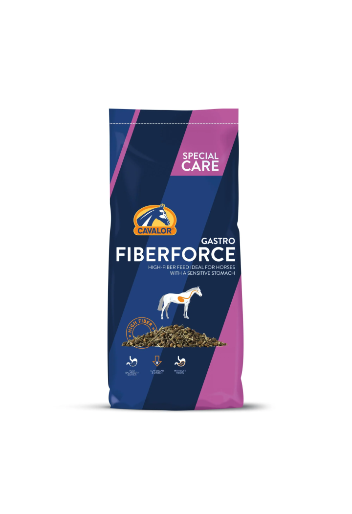 Krmivo CAVALOR FiberForce Gastro 15kg musli