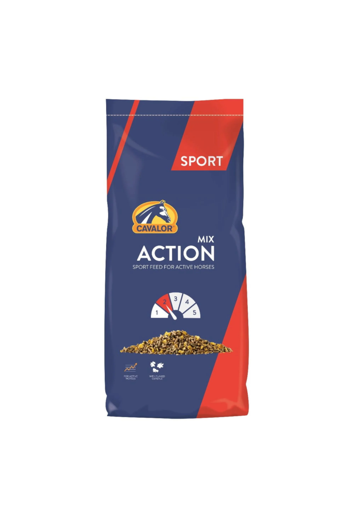 Futtermittel CAVALOR Action Mix 20kg musli