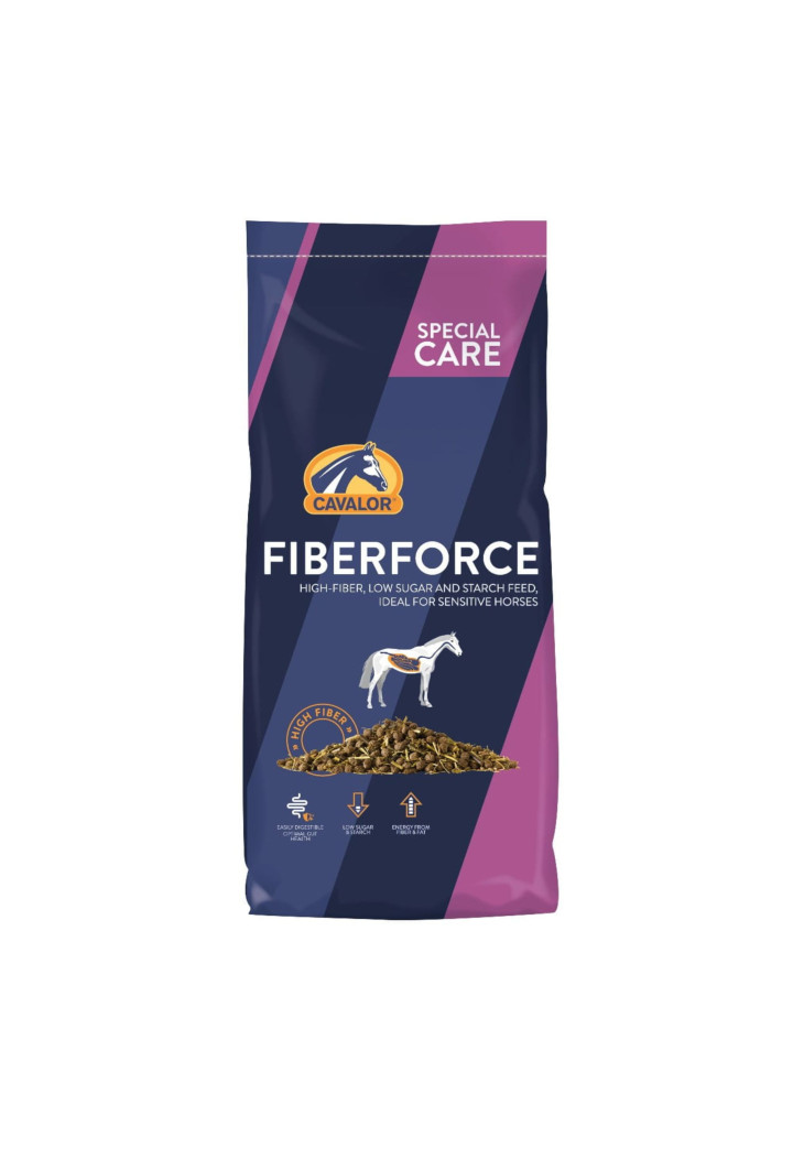 Krmivo CAVALOR FiberForce 15kg musli