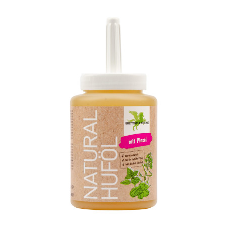 Ulei pentru copite B&E NaturalHufol cu perie 450ml