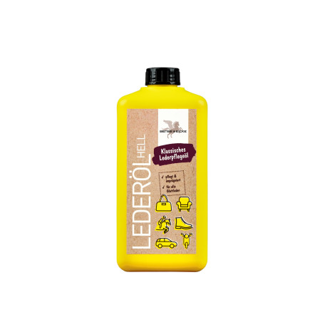 Kožní olej B & E LederolHell jasný 500ml