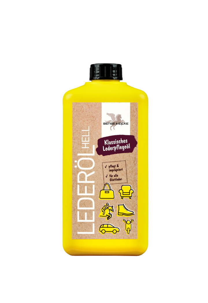 Ulei de piele B&E Lederol Hell luminos 500ml