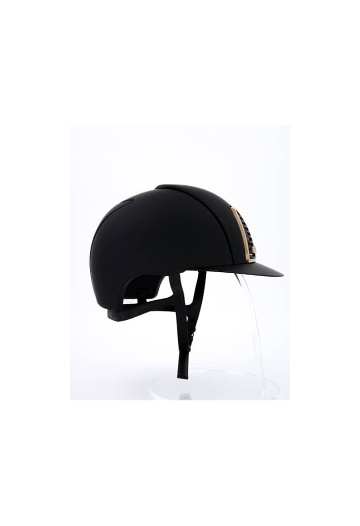 Riding helmet KEP CromoTextile 2.0 B Black Rsgold FrameSub
