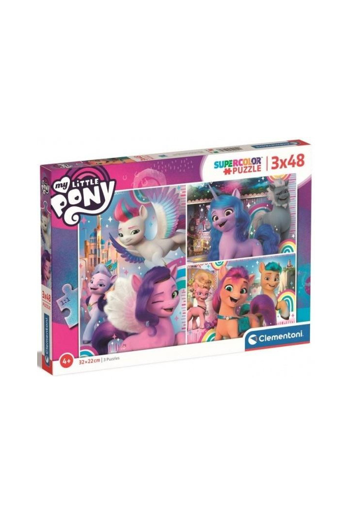 Puzzle CLEMENTONI Little Pony 3x48el.