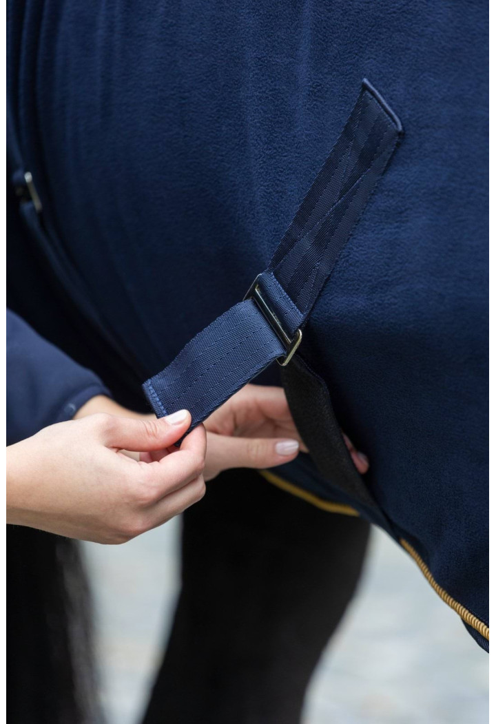Pătură din fleece COVALLIERO RugBe Royal