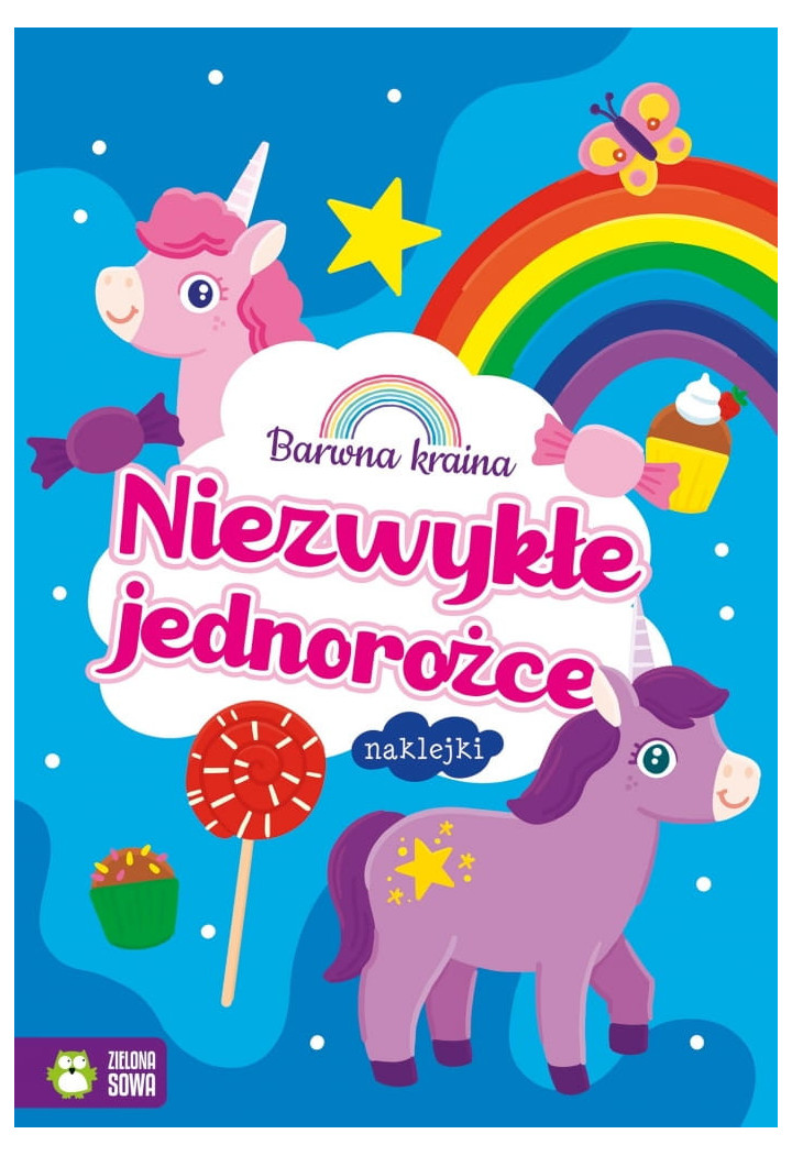 Coloring ZIELONA SOWA Amazing Unicorns