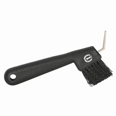 Hoof pick with IR brush