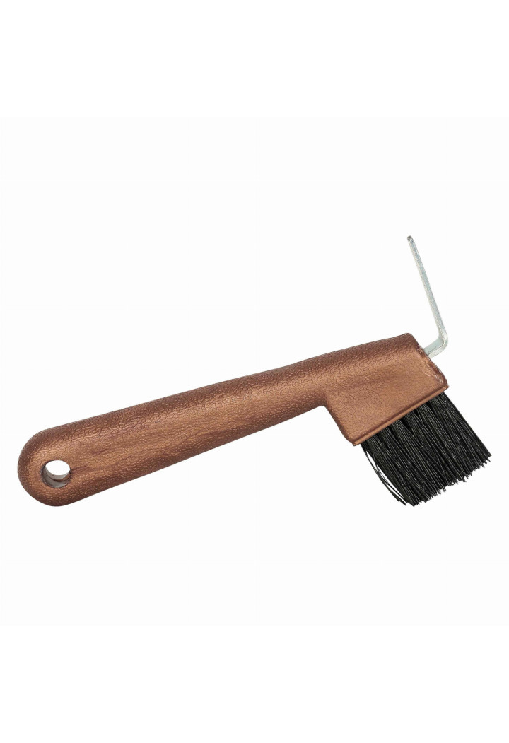Hoof pick with IR brush