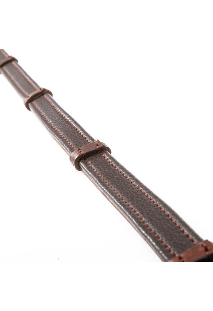 Reins leather rubberized KAVALKADE SoftGrip