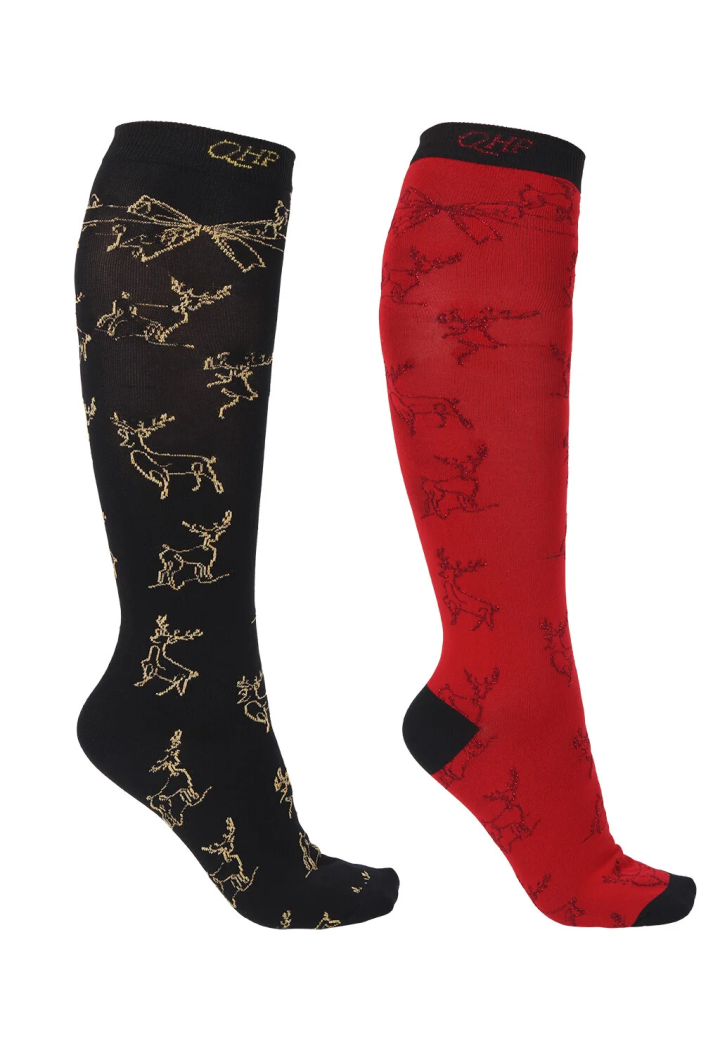 Socken QHP Christmas 2 paar