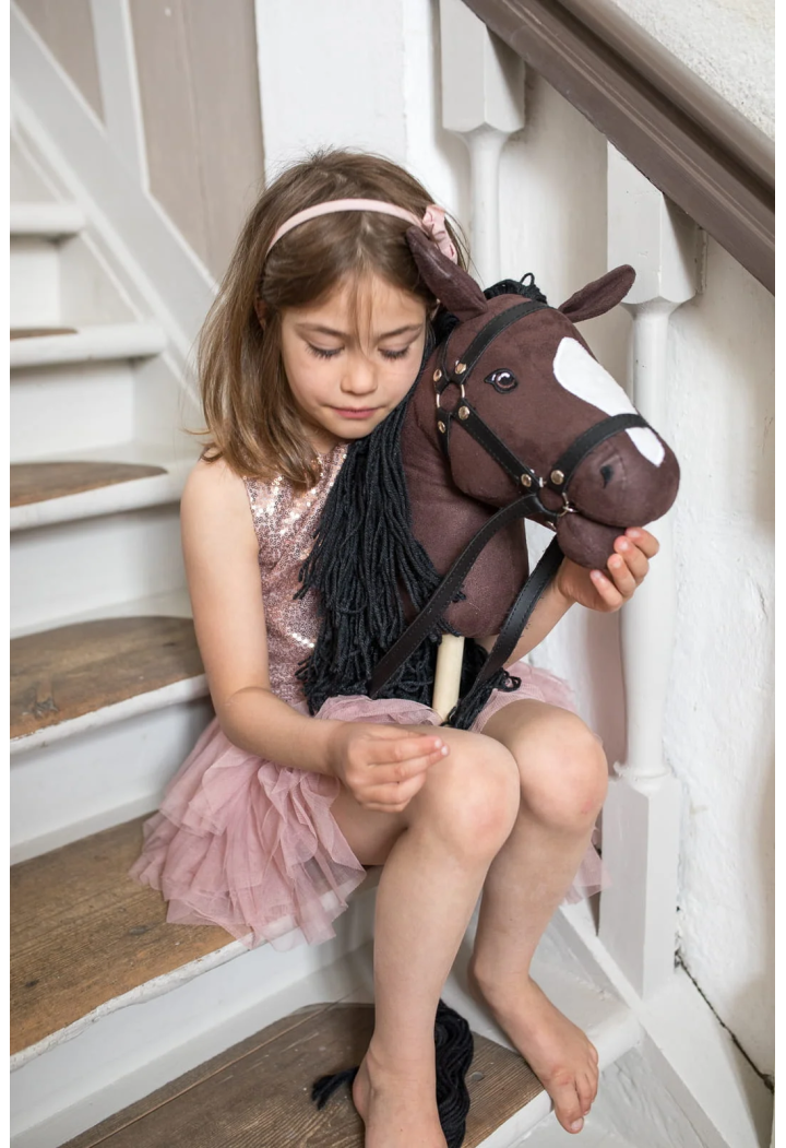 ASTRUP HobbyHorse mit Gebiss braun