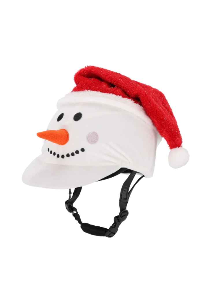 Čepice na jezdecká přilba QHP Christmas