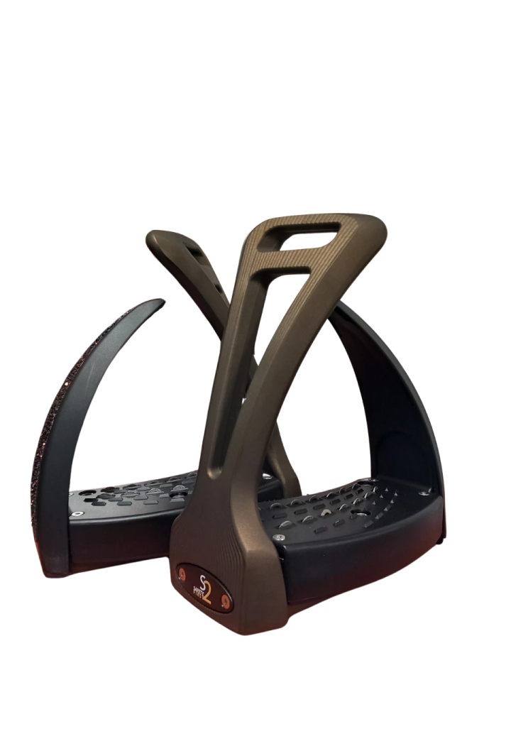 Stirrups SAFE RIDING S2 Burnt Bronze/black onyx