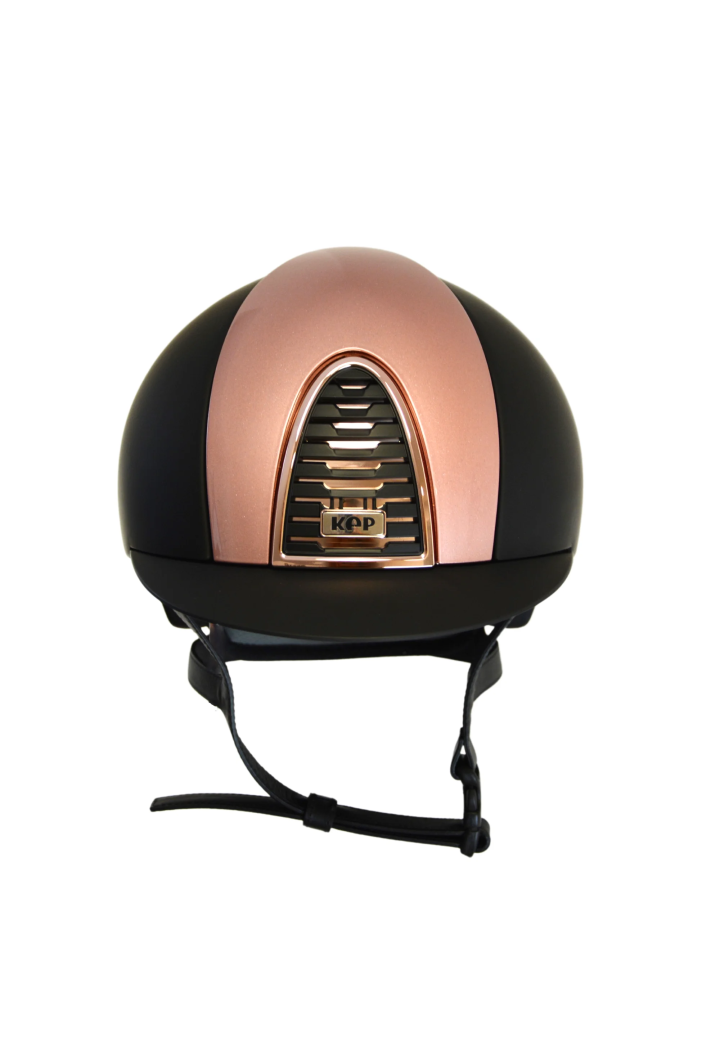 Casco da equitazione KEP CromoText2.0 B FrontDiamPink FrameRgMir M