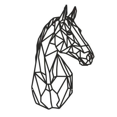 DECORMETAL Geometric head 30cm