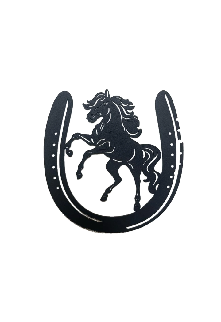 DECORMETAL Horse v horshoe 30cm