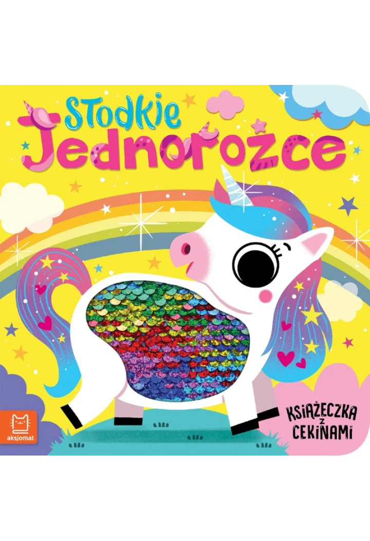 AKSJOMAT libro Sweet Unicorns con paillettes