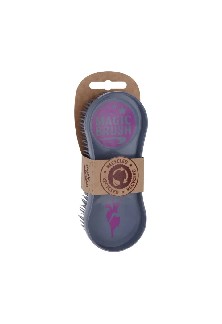 MAGIC BRUSH Janne gri / perie roz