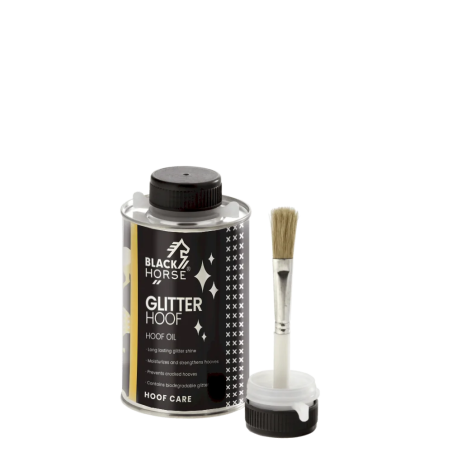 Horse oil BLACK HORSE Glitter Hoof Oil 450ml