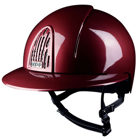 Cască de echitație KEP Smart Polish PoloPeak Bordeaux