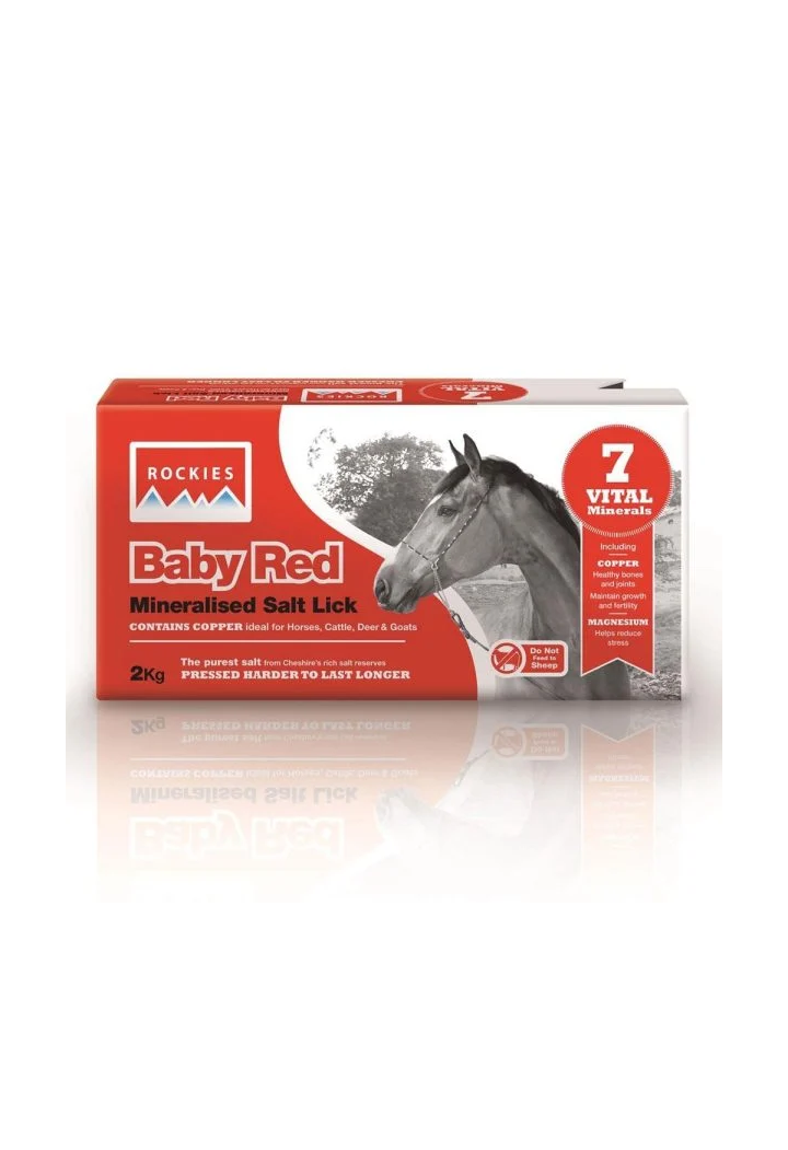 Salzleckstein ROCKIES Baby Red 2kg