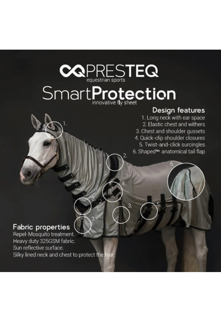Deka pro koně pro hmyz PresTEQ SmartProtection
