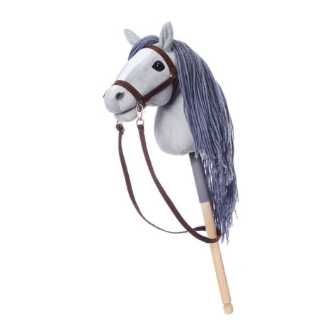 Kůň na hopiHorse tyč HobbyHorse A3 šedá