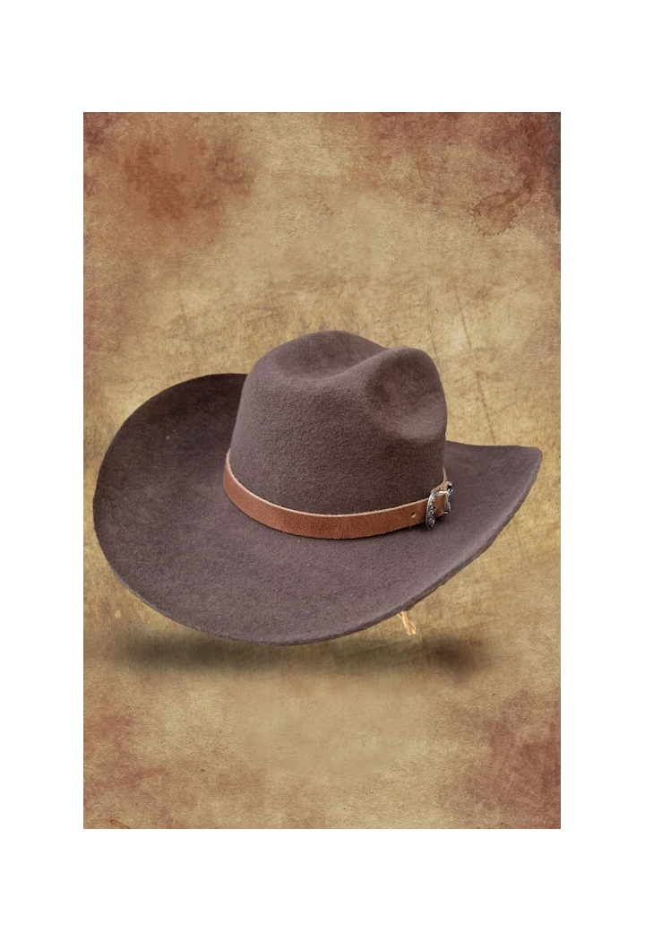 Bucket hat WILDBILL felt darkbrown