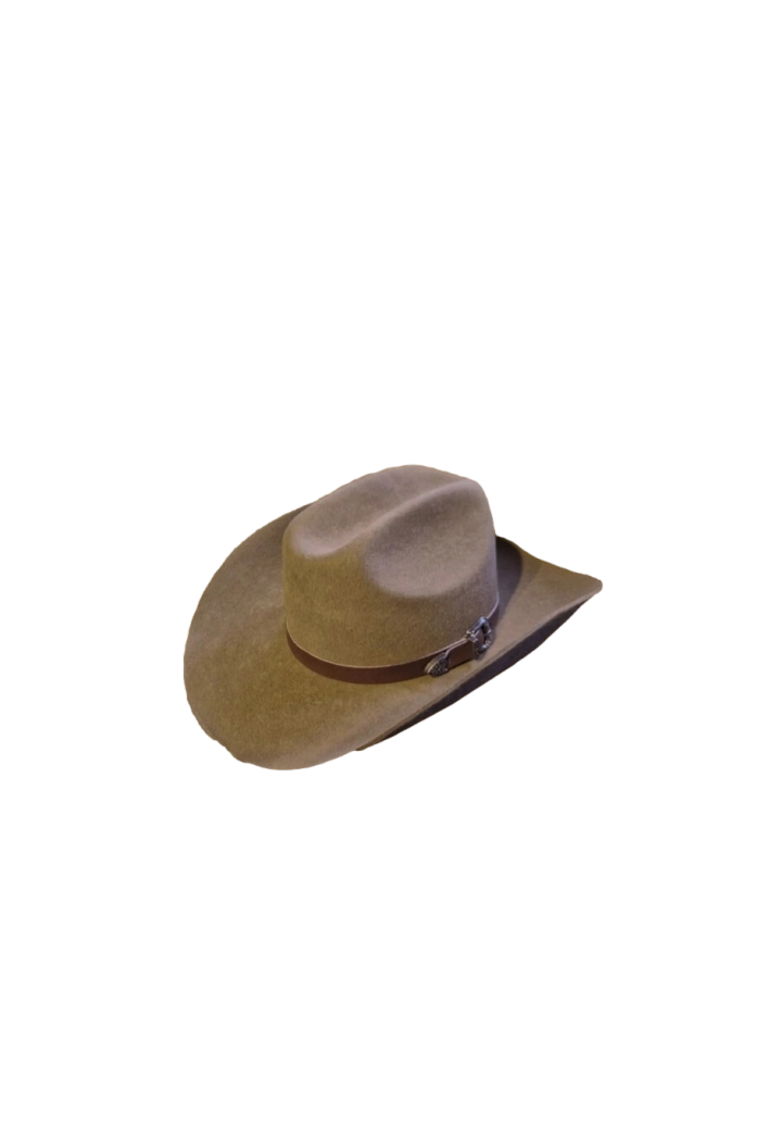 Cappello a fibbia WILDBILL feltro marrone