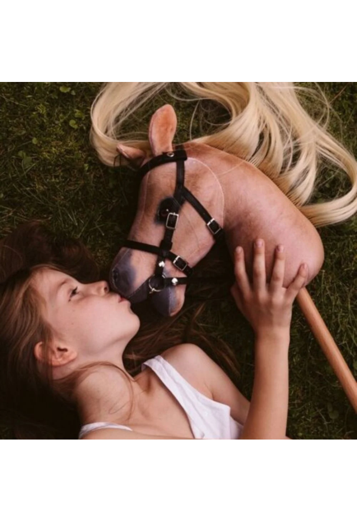 Koń na kiju ASTRUP Spirit HobbyHorse z wędz.