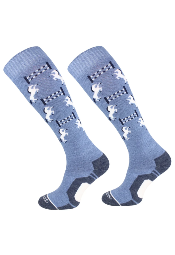 Socken MONDO-CALZA White Horses