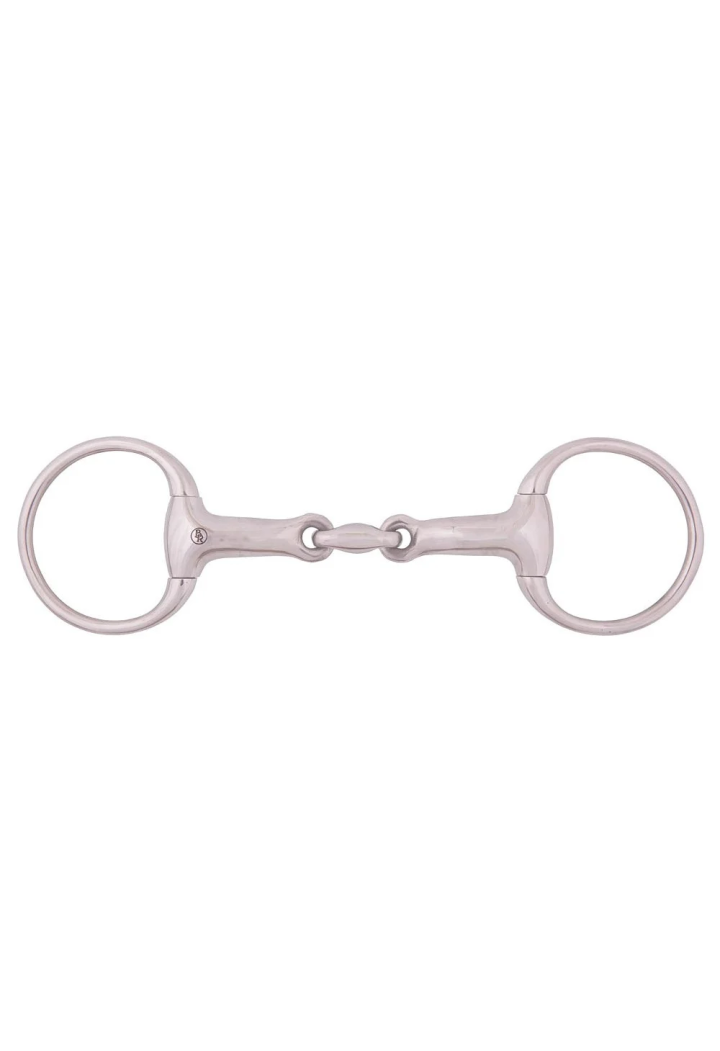 Zăbală cu inele fixe BR Eggbutt SS 16mm 2*articulată