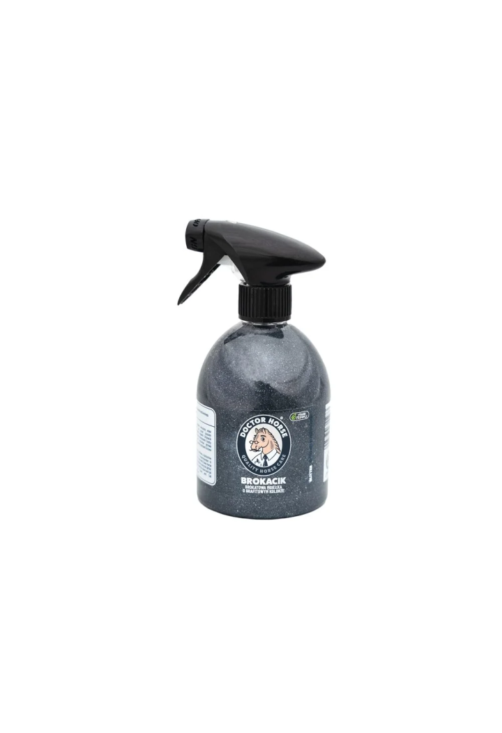 Mgiełka DOCTORHORSE Brokacik grafit 500ml