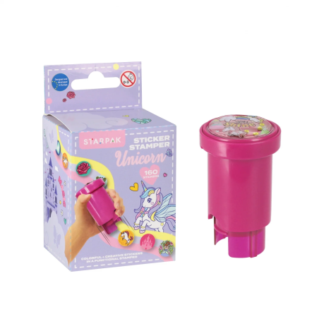 Stamp con adesivi STARPAK Unicorn