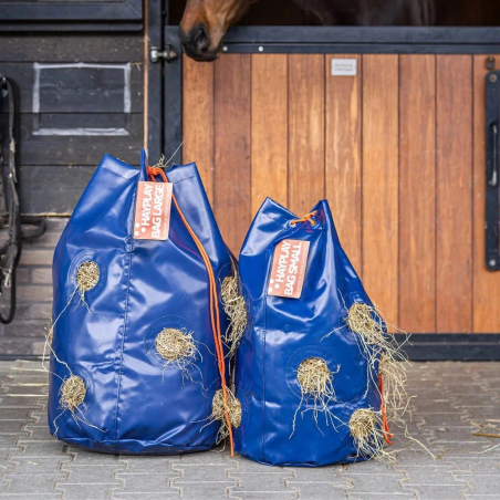 Grain bag FT Hayplay navy/orange S