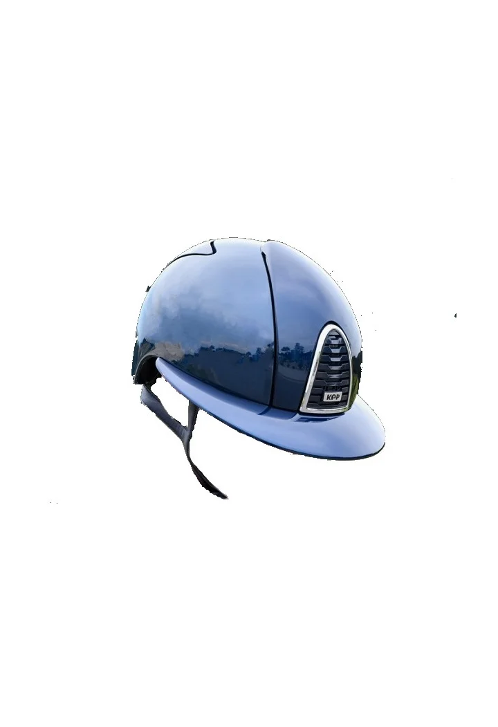 Jezdecká přilba KEP CromoShine 2.0 Blue C.Frame P.P RawBGr