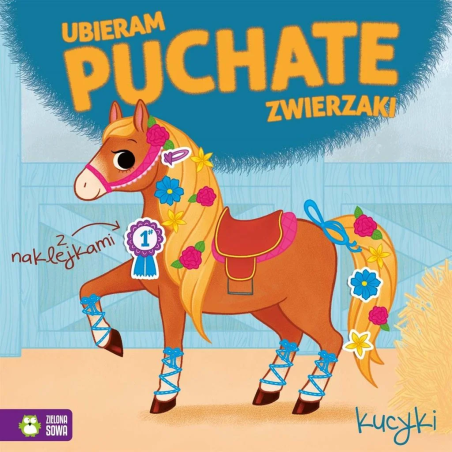 Colorazione ZIELONA SOWA Ubieram Kucyki + adesivi