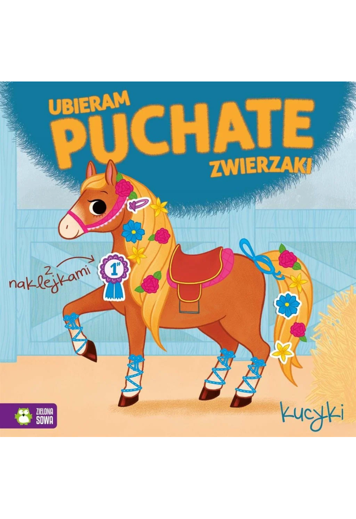 Colorazione ZIELONA SOWA Ubieram Kucyki + adesivi