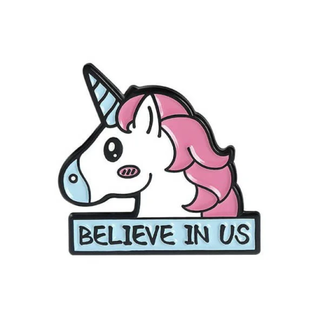 PZP pin Unicorn "Věřte v nás"