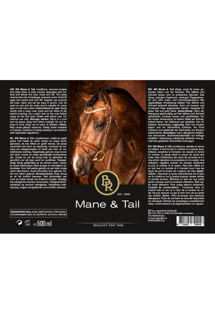 Conditioner for mane and tail BR Mane&Tail 500ml
