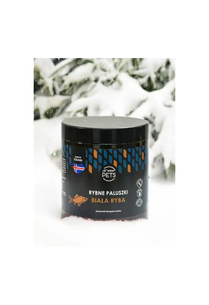 Látky pro psy a kočky WOW!PETS RybnePaluszki 200g