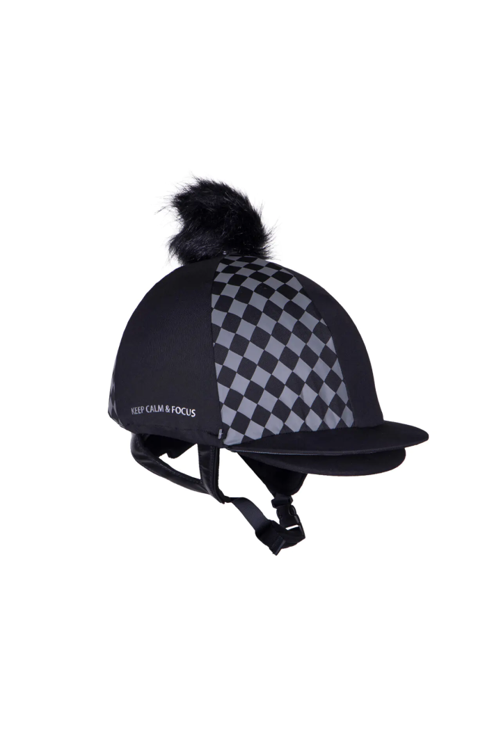 Cap su casco da equitazione QHP Omaha