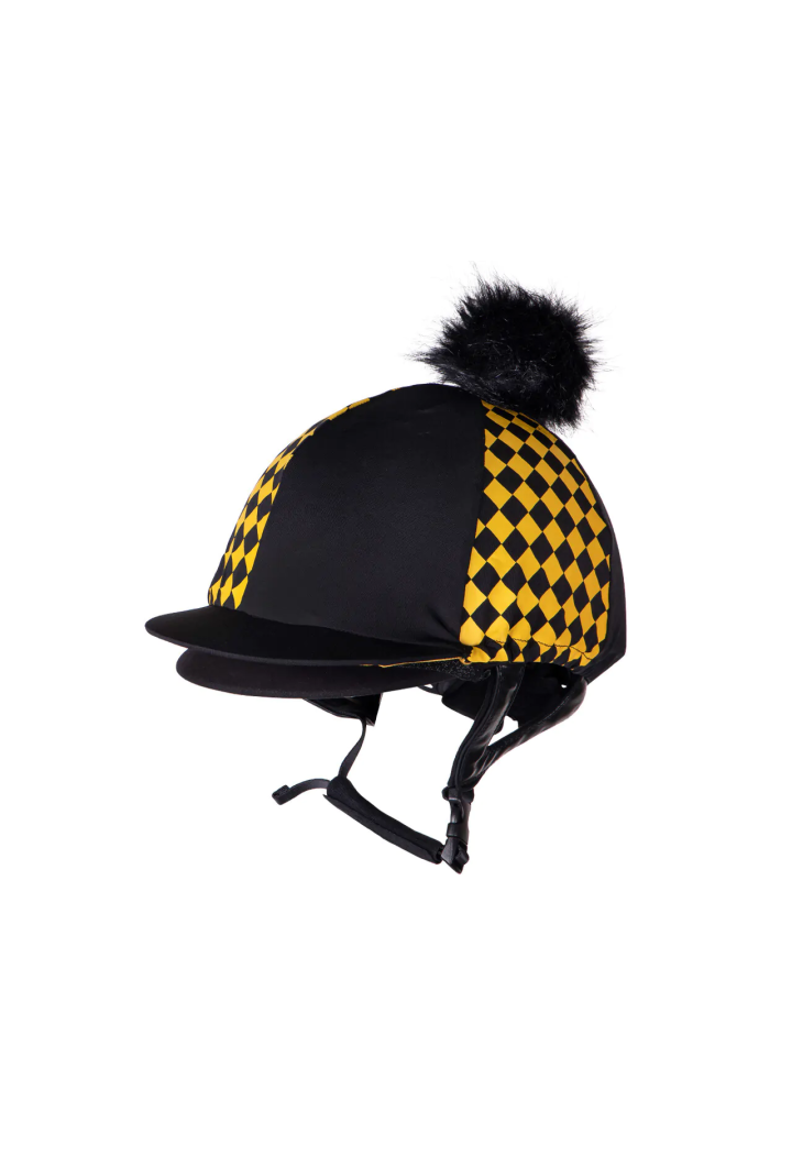 Cap su casco da equitazione QHP Omaha