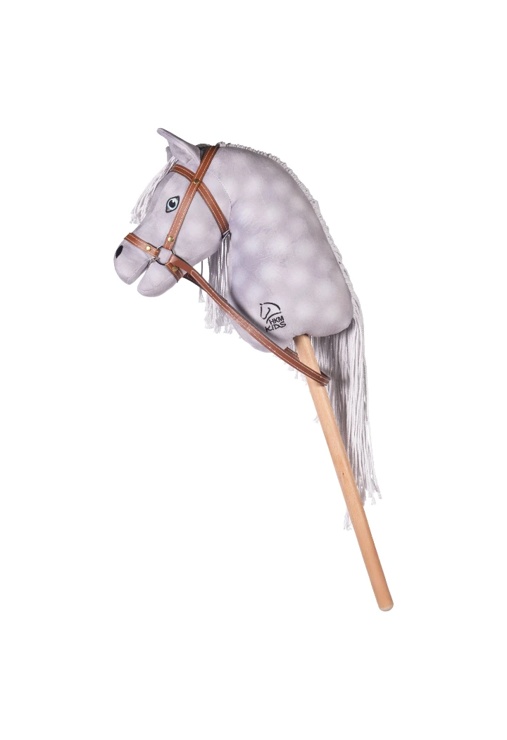 Kleines Pferd auf dem HKM Hobby Horse Mini Stick